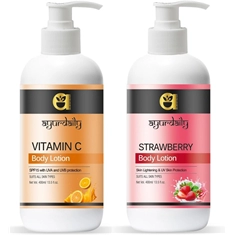 Combo-Vitamin C& Strawberry Body Lotion